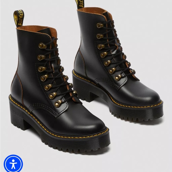 Dr.Martin Leona lace up platform boots - Picture 2 of 7